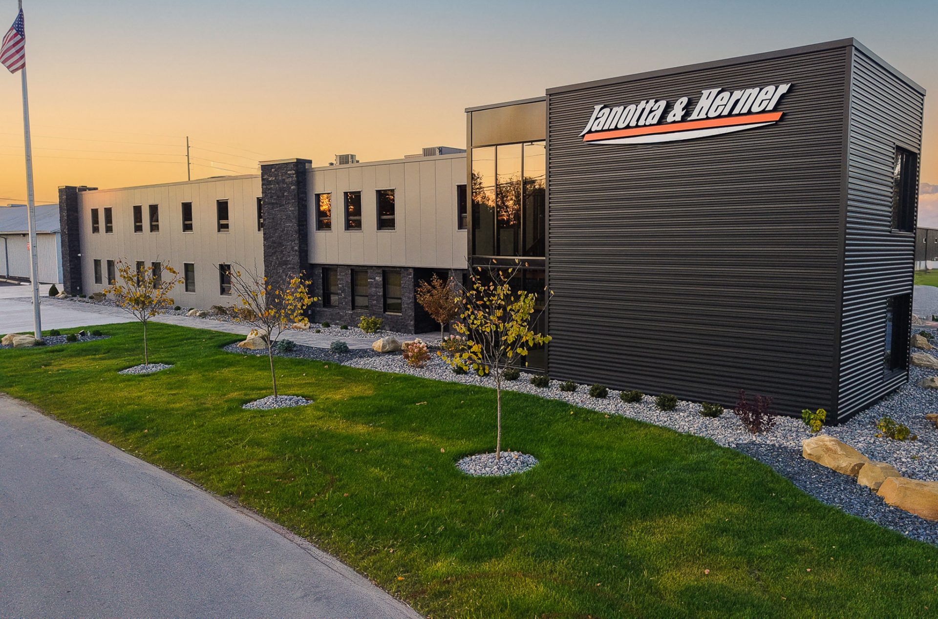 outside front of the Janotta and Herner building