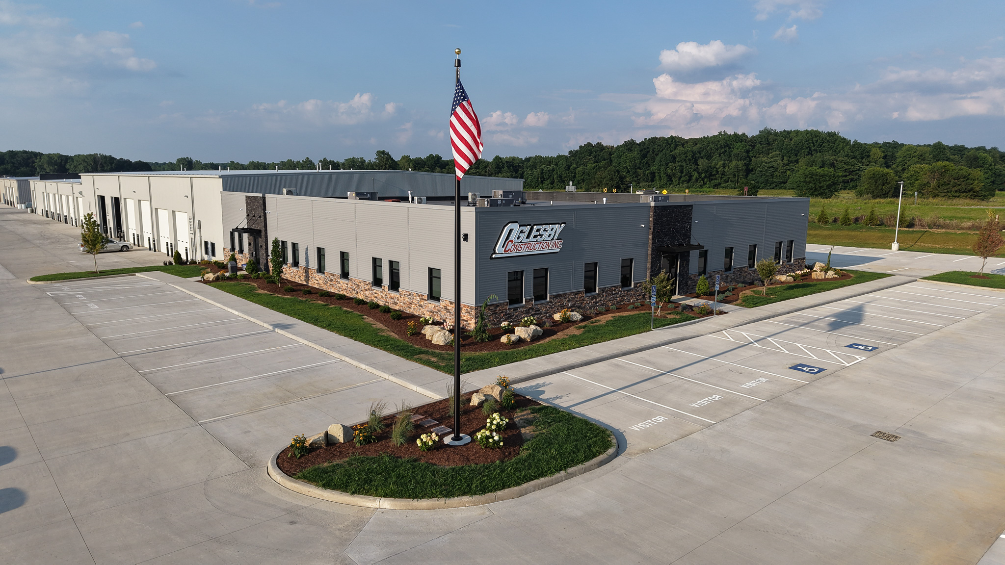 exterior of Oglesby Construction