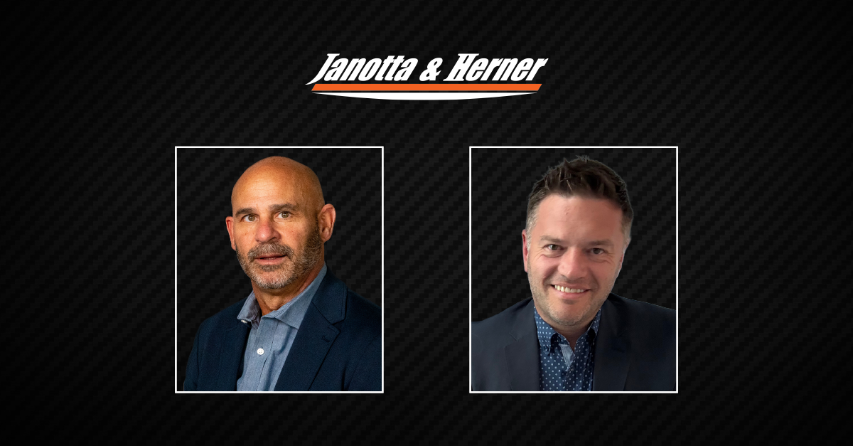 side-by-side headshots of Duffield "Duff" Milkie and Rob Bleile under the Janotta and Herner Logo