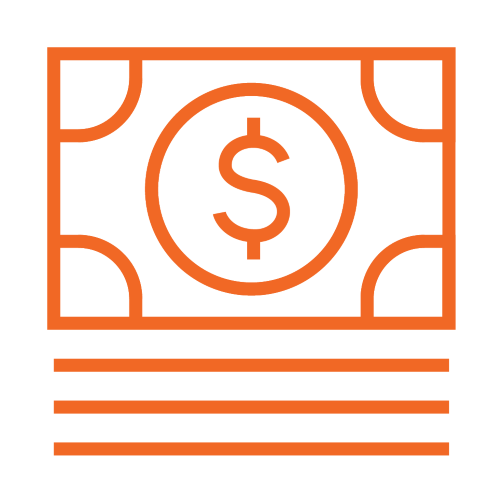 stack of money icon